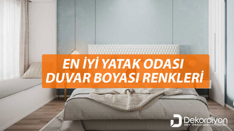 Yatak odası duvar boyası renkleri