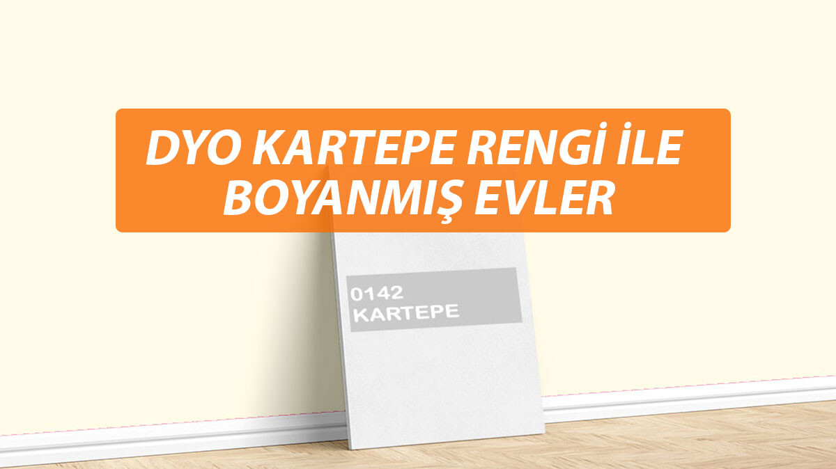 DYO Kartepe Rengi ile Boyanmış Evler 2024  