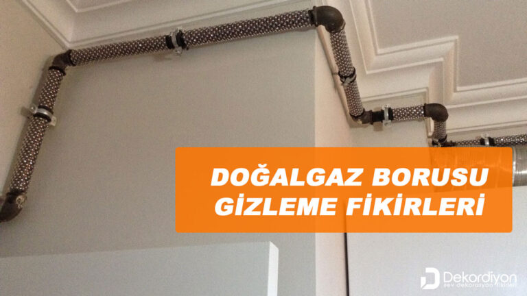 Doğalgaz borusu gizleme