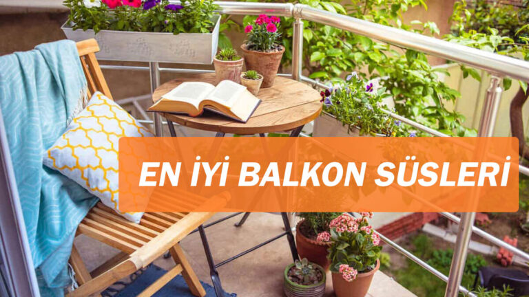 En iyi balkon süsleri